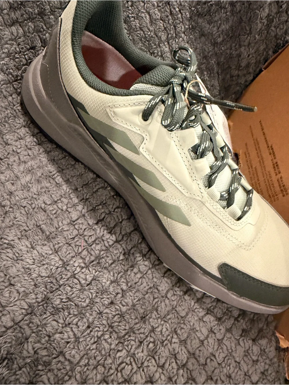 adidas Terrex Trail Sneakers - Light Gray & Sage